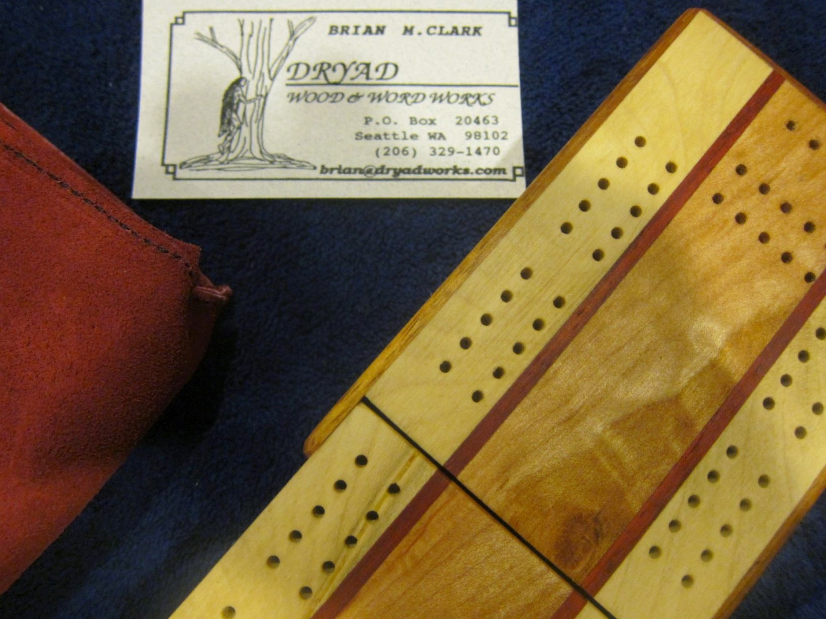Handmade Cribbage Board - Dryad Woodworks